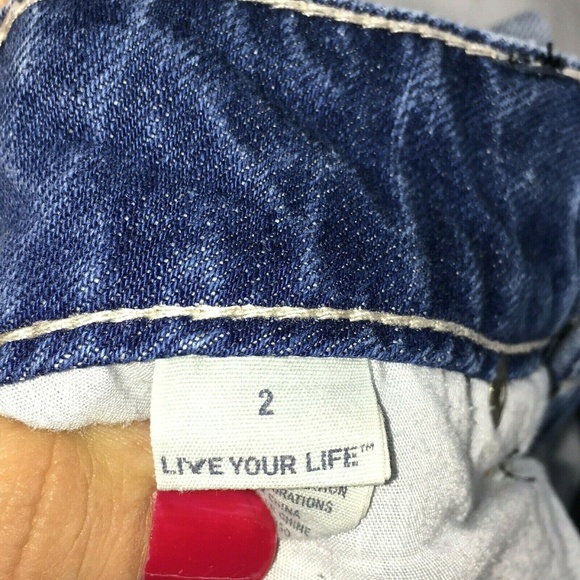 American Eagle paint spatter shorts size 2 - Picture 6 of 6